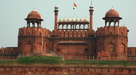 golden triangle red fort