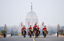 golden triangle president guard new delhi